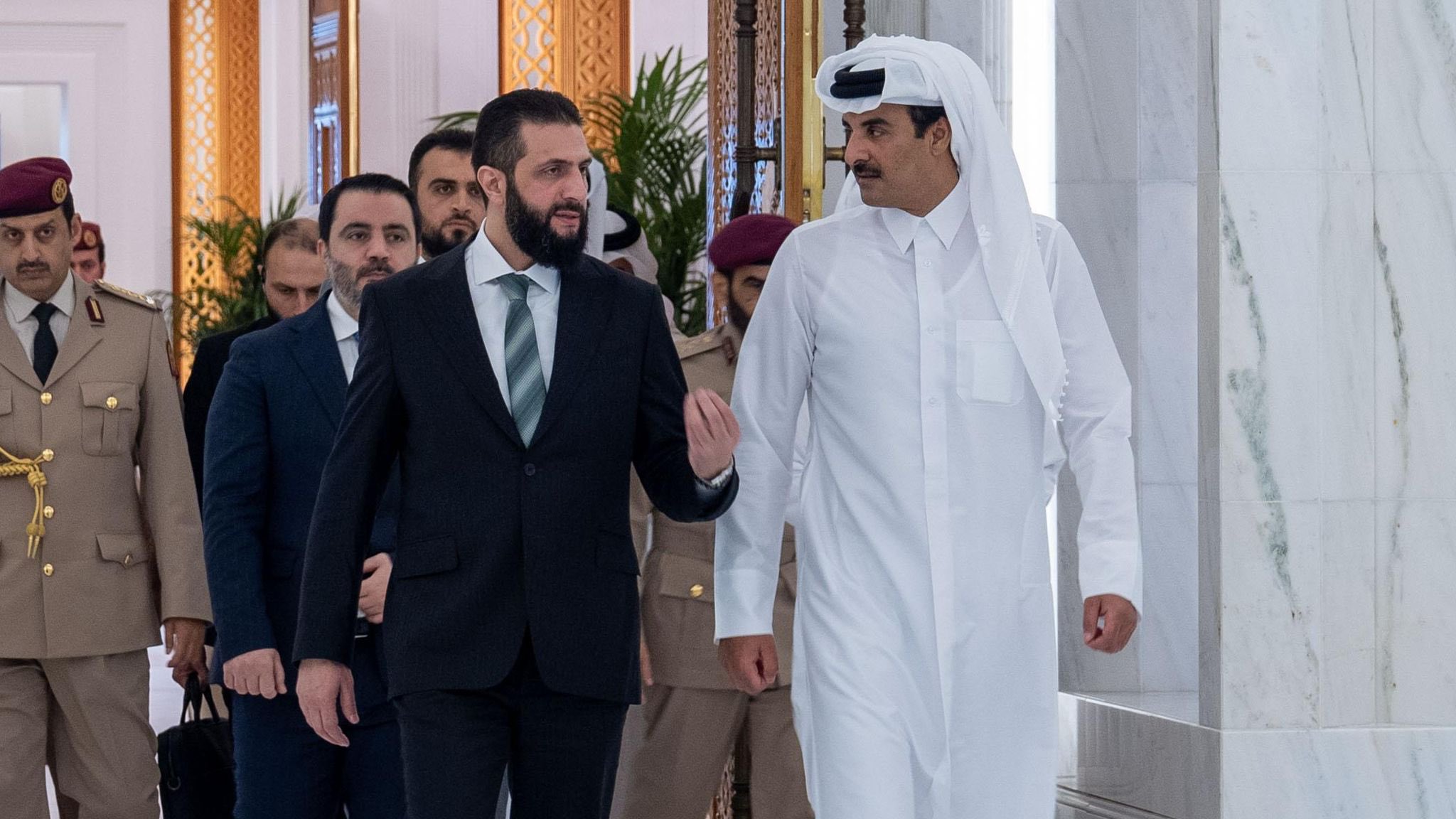 بعد السعودية.. الرئيس الشرع يصل إلى قطر ضمن جولته الخليجية