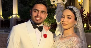 ليلة فرح كروية.. كريم الدبيس يحتفل بزفافه وسط نجوم الأهلي والكرة (صور)