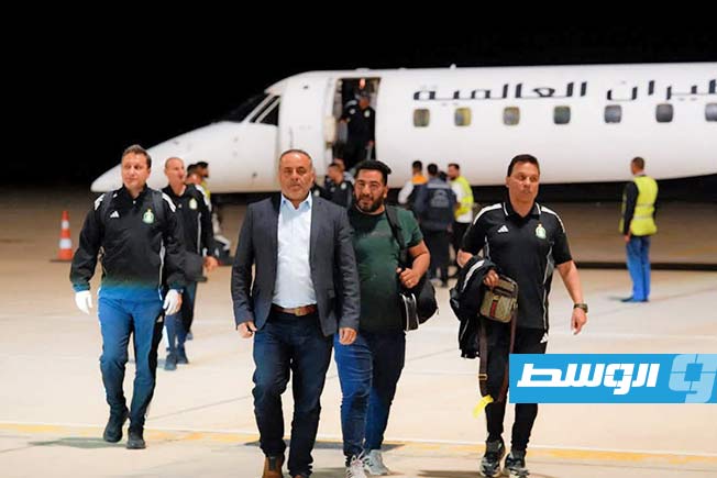 بعثة الأهلي طرابلس تصل سرت قبل مواجهة السويحلي في كأس ليبيا
