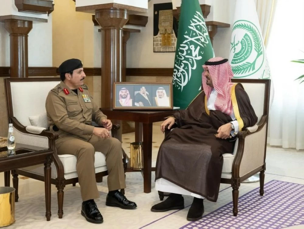 الأمير سعود بن مشعل يستقبل مدير الأمن العام