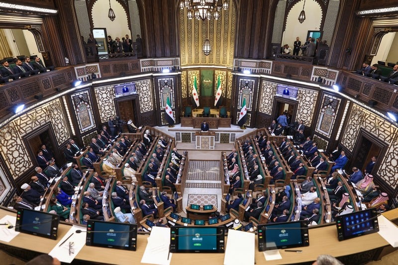 انطلاق مجلس الشعب الانتقالي السوري