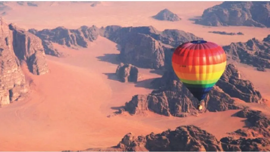 سياحة المناطيد.. تجربة فريدة تستكشف سحر وادي رم من السماء