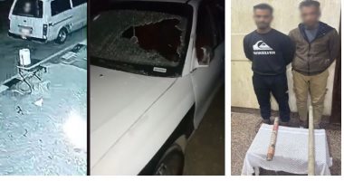 "فيديو تكسير التاكسي".. الأمن يضبط المتهمين بتهشيم سيارة سيدة أمام منزلها