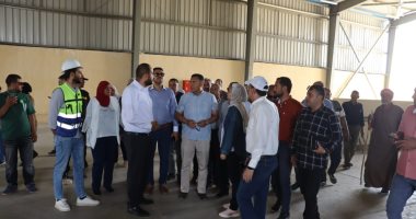 محافظ القليوبية يتفقد المحطة الوسيطة بالخانكة بنسبة تنفيذ 98% لإدارة تلوث الهواء