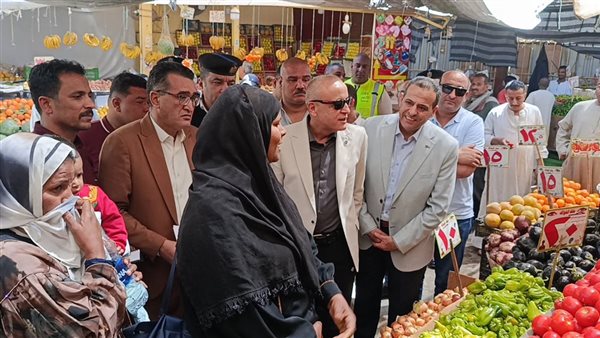 محافظ الأقصر يتفقد سوق الخضروات شرق السكة الحديد
