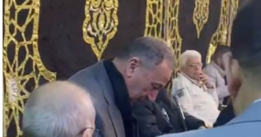 الخطيب وعلى أبو جريشة وفاروق جعفر فى عزاء الراحل مصطفى رياض