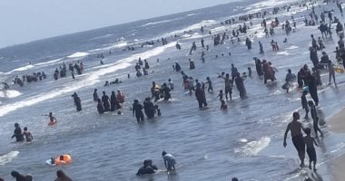 بهجة عيد الأضحى.. شواطئ ومتنزهات دمياط الجديدة كاملة العدد برابع أيام العيد