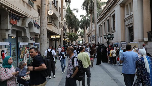 محافظ القاهرة يتفقد فعاليات مبادرة "شارع الفن" بوسط البلد