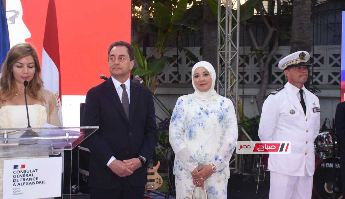 نائبة محافظ الإسكندرية تشارك في احتفالية العيد الوطني الفرنسي