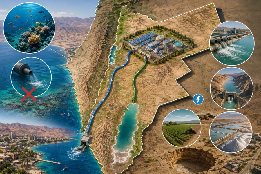 أكاديمي ومهندس يقدمان أسبابا مقنعة لتكون محطة تحلية الناقل الوطني في الكرك