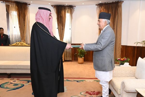 سفير المملكة لدى نيبال يقدم أوراق اعتماده