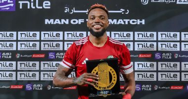 جودوين شيكا رجل مباراة مودرن سبورت والإسماعيلى بالدورى