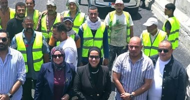 آية عبد الرحمن تعلن الافتتاح التجريبى لكوبرى الباجور وتوجه الشكر لكامل الوزير