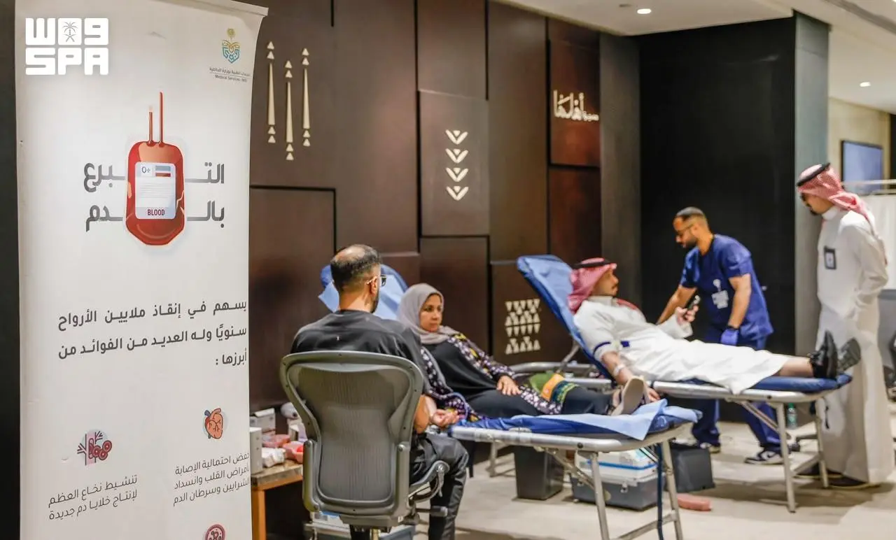 الخدمات الطبية بوزارة الداخلية تواصل حملتها السنوية للتبرع بالدم
