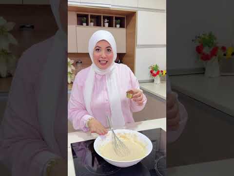 وصفة واحدة في ٥ دقايق… واحتمالات مالهاش آخر! 😋بان كيك حلو وحادق وبدقيق الحبه الكاملة👌