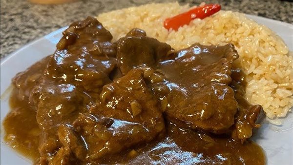 طريقة عمل شرائح اللحم بصوص الديمجلاس فى خطوات بسيطة