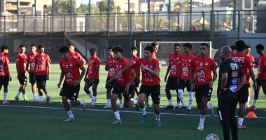 منتخب مصر للشباب يخوض مرانه الأول استعدادا لوديتيّ عمان