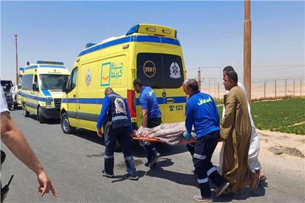 إصابة 8 أشخاص في تصادم ميكروباص ونقل بمدخل مدينة طنطا قبل الإفطار
