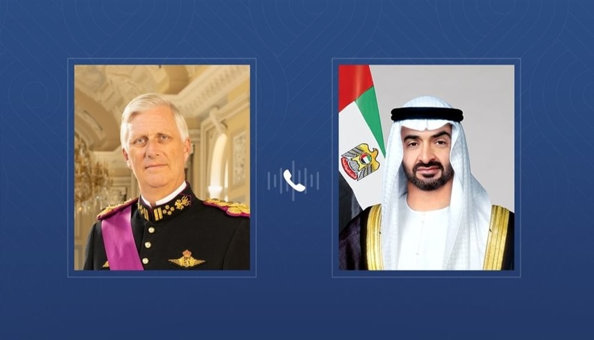 محمد بن زايد وملك بلجيكا يؤكدان أهمية منع اتساع الصراع في المنطقة