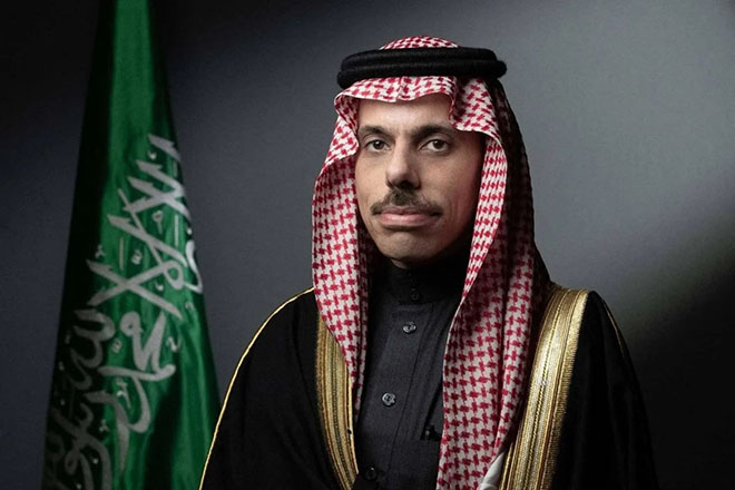 بن فرحان يبحث ونظيريه الأمريكي والألماني التصعيد في المنطقة