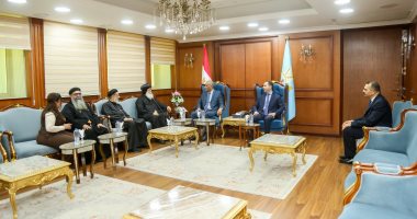 محافظ كفر الشيخ يستقبل وفد الكنيسة للتهنئة بعيد الأضحى المبارك
