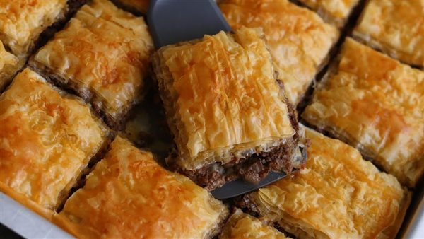 مقبلات لذيذة على الإفطار، طريقة عمل الجلاش باللحمة المفرومة