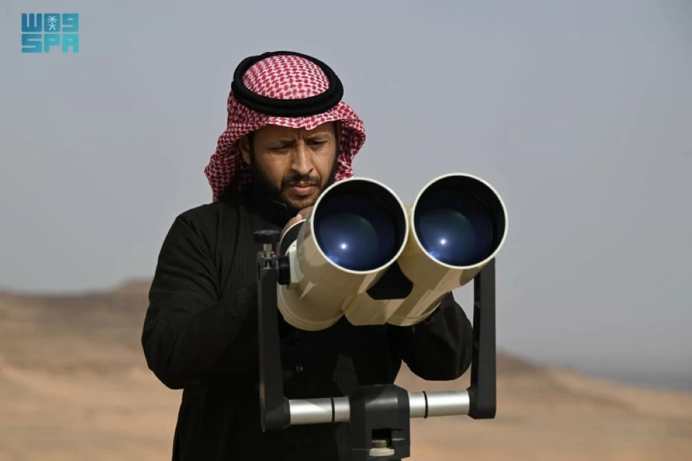 تحري هلال رمضان من مرصد تمير