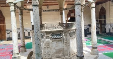 صنابير أثرية فى مسجد البوصيرى بالإسكندرية على الطراز الأندلسى