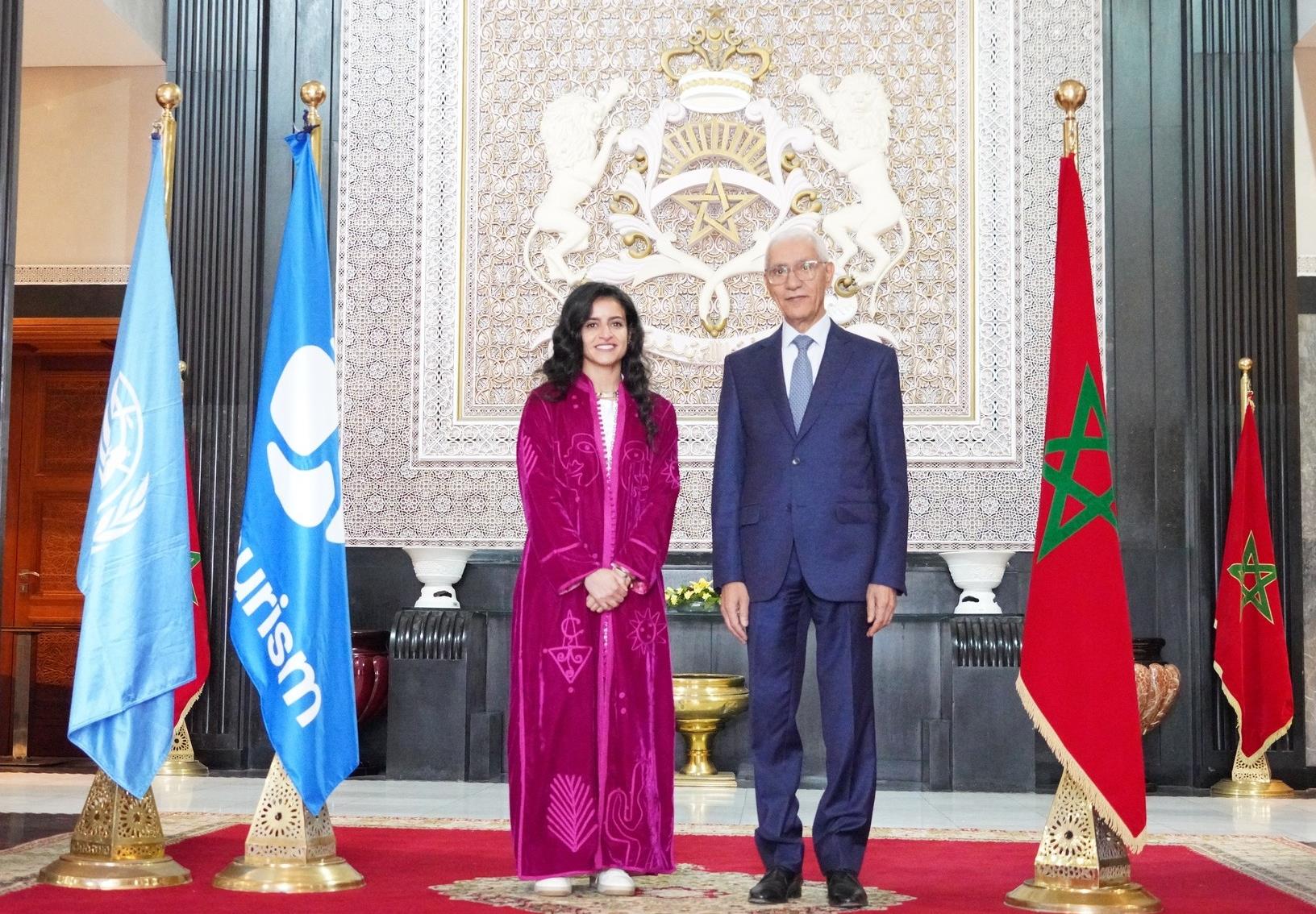 رئيس مجلس النواب يجري مباحثات مع الأمينة العامة لمنظمة الأمم المتحدة للسياحة