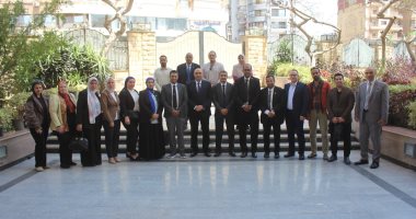طلاب الوافدون بجامعة العاصمة في زيارة علمية إلى مركز غنيم بجامعة المنصورة
