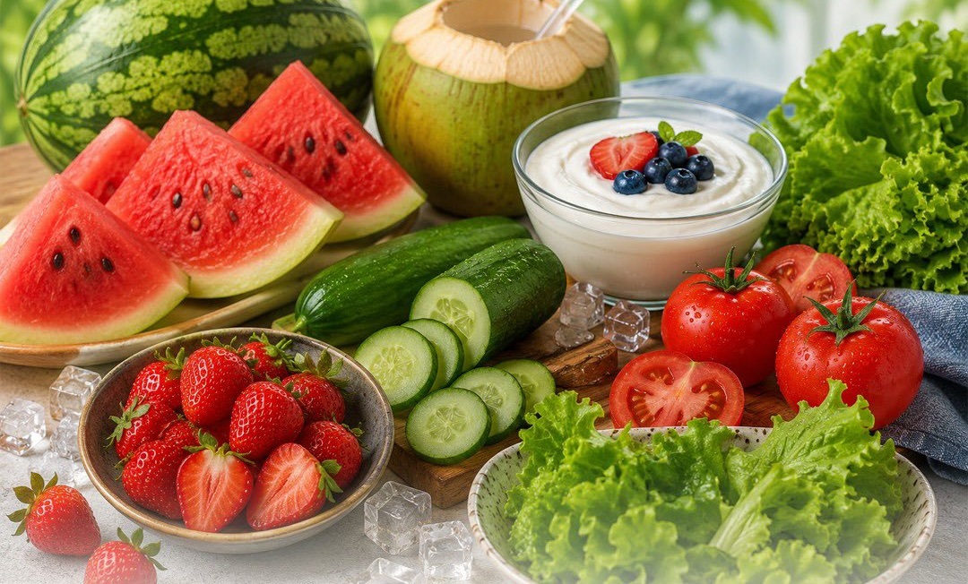 7 أطعمة تعزز انتعاشك خلال الطقس الحار