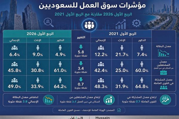 من البطالة إلى التوظيف.. كيف أعادت المملكة رسم خريطة سوق العمل؟