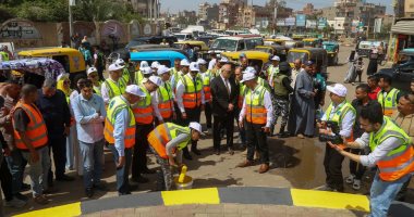 محافظ كفر الشيخ يقود حملة ميدانية مكبرة للنظافة والتجميل بالحامول