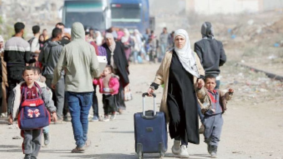 الأمم المتحدة: استمرار عمليات النزوح قرب "الخط الأصفر" في غزة