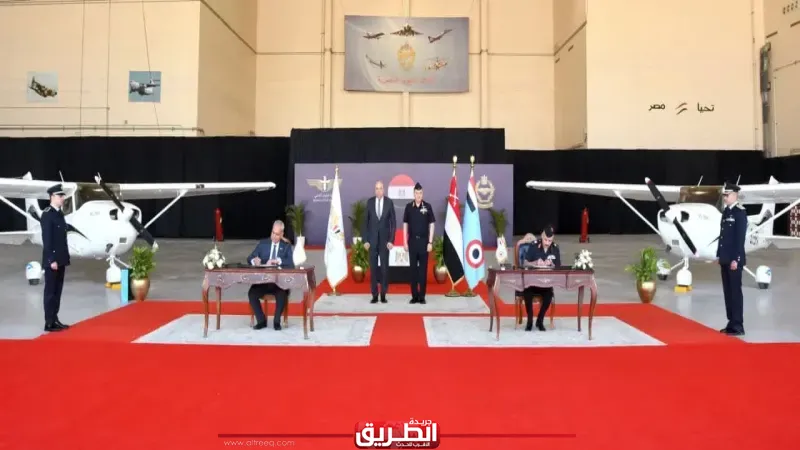 القوات الجوية : تسليم طائرتين للأكاديمية المصرية لعلوم الطيران بعد رفع كفائتهما