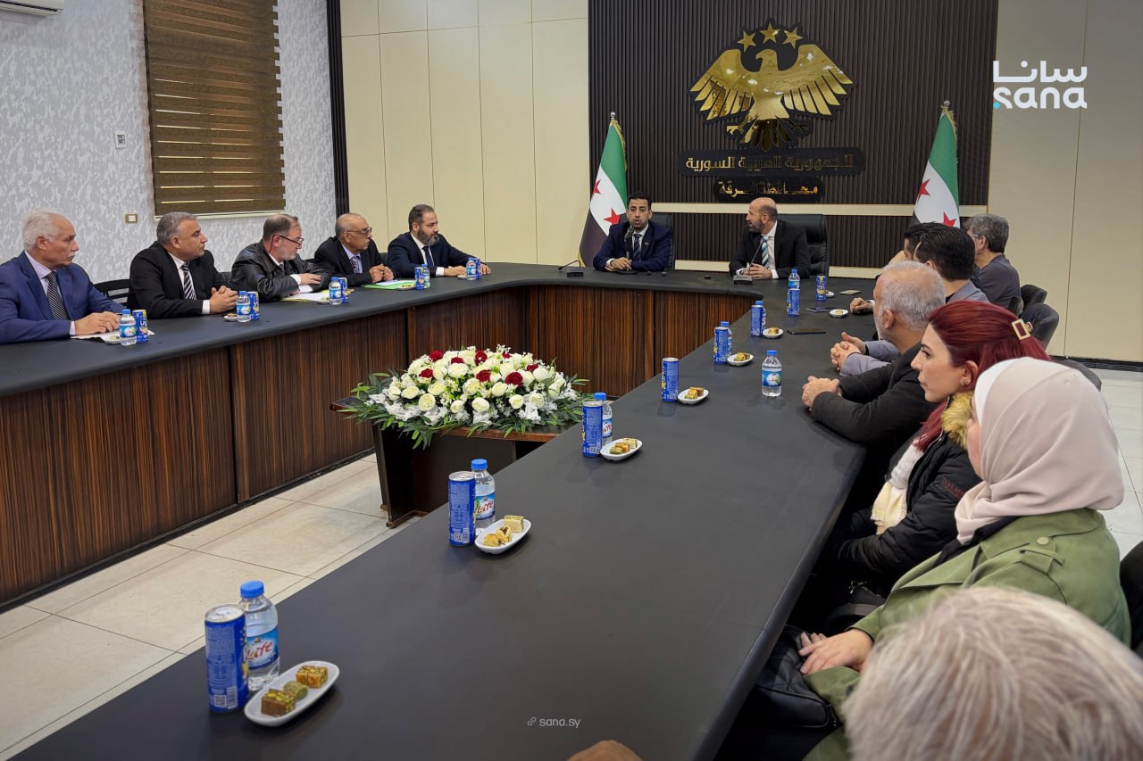 وزير الصحة يبحث واقع القطاع الصحي في الرقة وسبل تطويرها