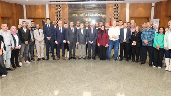 أسامة ربيع والبلشي يشهدان فعاليات افتتاح البرنامج التدريبي للصحفيين بمركز الإبداع والتميز