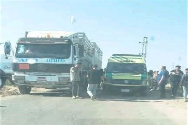 مصرع طفل أسفل عجلات سيارة نقل بمطوبس في كفر الشيخ
