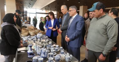 محافظ الجيزة يفتتح معرض الحرف اليدوية والتراثية بالأهرامات لدعم الحرفيين