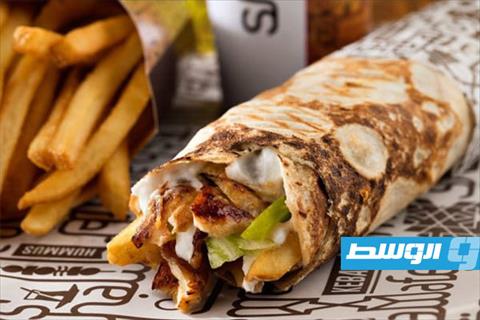 شاورما الدجاج على الطريقة اللبنانية