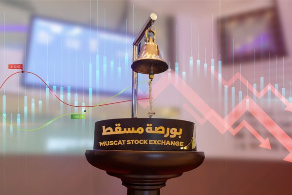 مؤشر بورصة مسقط يغلق منخفضًا بنسبة 0.94 بالمائة