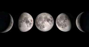 القمر يصل لـ16% فقط من إضاءته فى سماء الليل