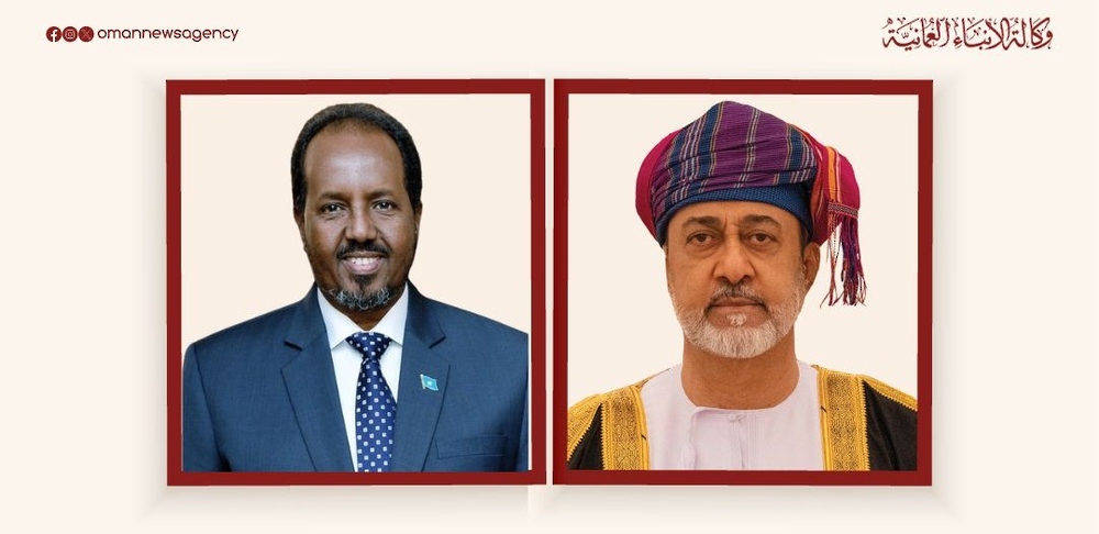 جلالة السُّلطان المعظم يهنئ رئيسي الصومال وبورندي
