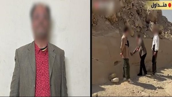 ضبط مرشد سياحي يرسم على الآثار بالجيزة