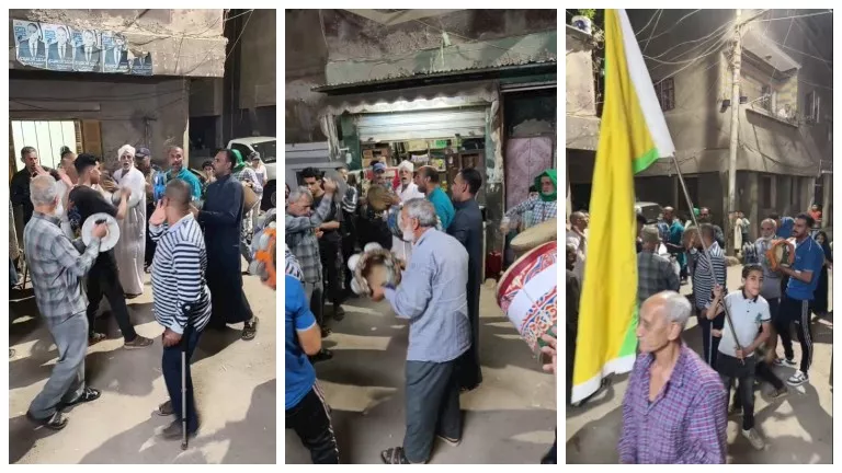 أهالي دسوق يستقبلون عيد الأضحى بالطبل والزغاريد بكفر الشيخ