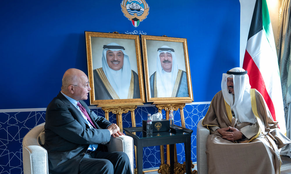 سمو رئيس مجلس الوزراء يستقبل المفوض السامي للأمم المتحدة لشؤون اللاجئين على هامش مؤتمر ميونخ للأمن