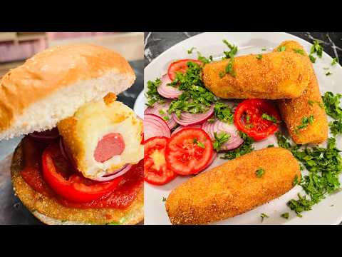 طريقة عمل كورن دوج البطاطس | سنة أولى طبخ مع الشيف آلاء الجبالي