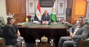 محافظ الجيزة يبحث مع نقيب التمريض دعم الكوادر التمريضية وتحسين بيئة العمل