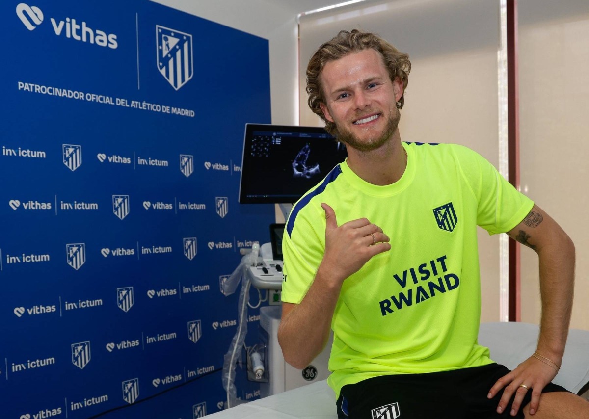 ‫ أتلتيكو مدريد يتعاقد مع الدنماركي مورتن هيولماند حتى 2031