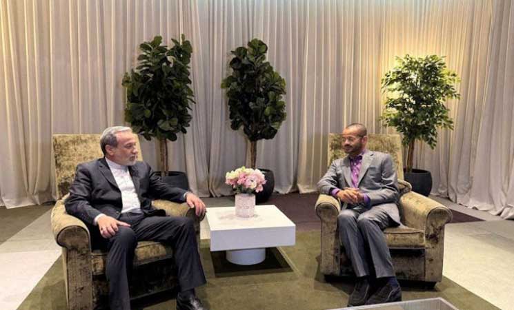عراقجي ونظيره العماني يبحثان مساعي إنهاء الحرب على إيران